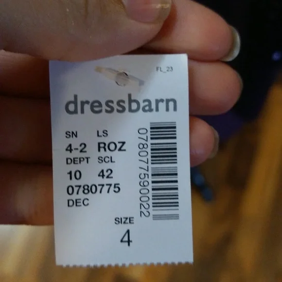 Roz & Ali Sequin Shawl Dress - Picture 5 of 9